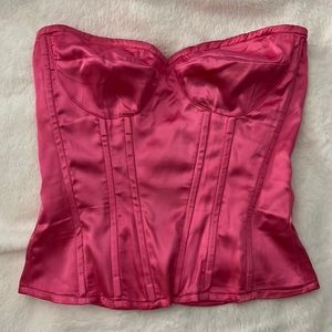 Pretty Little Thing - pink corset top